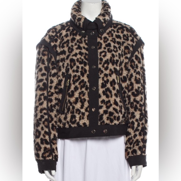 Veronica Beard Animal Faux Fur Jacket - Picture 1 of 5